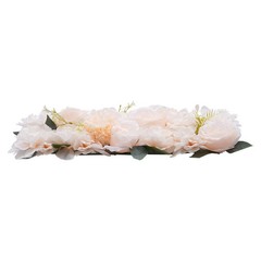6* Dining Table Flower Centerpieces Silk Champagne Rose Flower Arrangement Deco