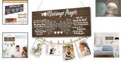 Romantic Wall-Mounted Photo Holder – Perfect Gift for Weddings and Anniversaries