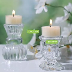Pcs Beeswax Tea Light Candles-4 Hour Burn Time,100% Pure Natural 36 White