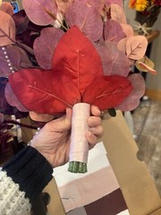 Ling Moment’s Red Burgundy/Marsala Wedding Bouquet