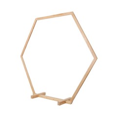 6.8 Ft High Heavy Duty Solid Wood Hexagon Wedding Arch Party Beach Rustic Decor