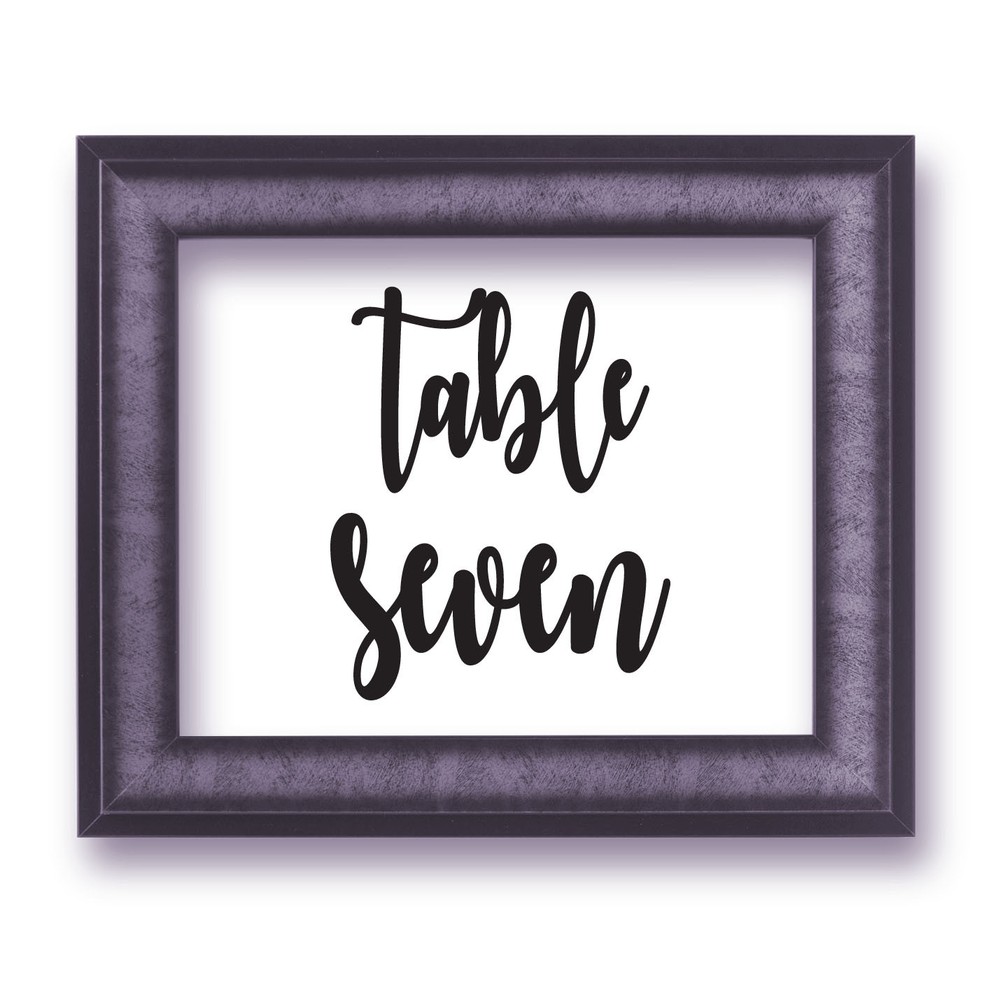 Wedding Table Numbers 1-10, 15, or 20 Custom Centerpiece Vinyl Sticker Decals e