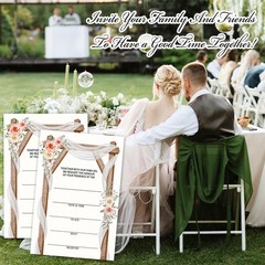 Floral Wedding Invites, 25 Wedding Invitation with Envelopes, Marriage Invitatio