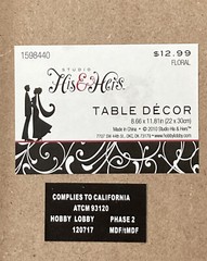 Studio His & Hers Table Décor Wooden with Wedding Wishes