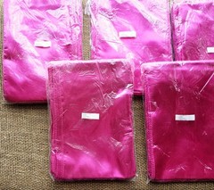 Lot Of 25 New Fushia Pink Chair Sashes Satin Bows 106″x6″ Special Event