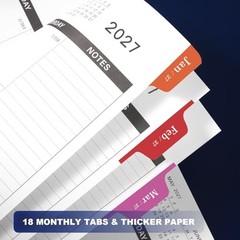 2026-2027 Monthly Planner – Planner 2026-2027, JUL 2026 – DEC 2027, 9″ x 11″
