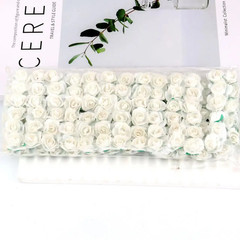 144PCS 1.5 Cm Artificial Mini Paper Rose Bouquet for Scrapbooking for Wedding Pa
