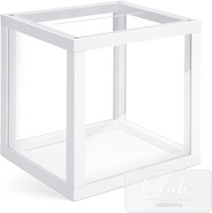 Clear Wedding Card Box with Slot 10 x 10 x 8.5 Large Acrylic Card Box for Party
