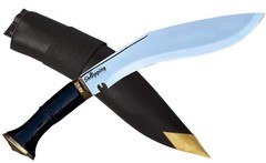 QT S Gurkha Army Kukri Knife Overall 15 IN Long 9 IN Fixed Blade Bone Handle …