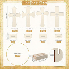 24 Pcs Baptism Centerpiece Decoration for Tables First Communion 12 24pcs