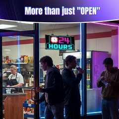 Programmable LED Open Sign with App Control for Cafes and Bars