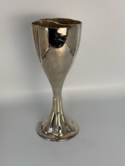 Things Remembered Silver Tone Engraved Champagne Flute Set of 2
