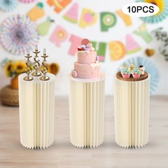 10Pcs Wedding Table Centerpieces Cardboard Vases 23.6inch Tall Flower Vase Stand