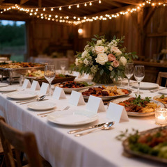150 Pcs 2 * 3.5 Inch White s for Wedding, Tent Style Blank Table Cards for Buffe