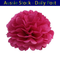 Pom Poms Tissue Paper Pompoms Wedding Baby Shower Birthday Party 6″-10″ 5pcs