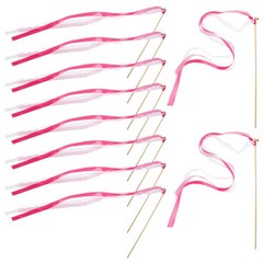 25 Pcs Ribbon Dancer Wand for Kids Toy Wedding Celebration Supplies
