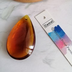 20Pcs 47mm Crystal Smooth Drop Pendant Prism Chandelier Lamp Lighting Part