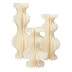3pcs Champagne Foldable Cardboard Flower Stands For Wedding Decor Flower Rack