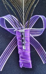 Peacock Feather Wedding BOUTONNIERE for Groom Groomsmen CORSAGE PROM Quinceañera
