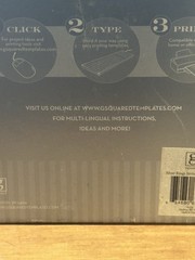 G SQUARED 50 Count Print Your Own Invitation Kit Silver Rings White NIB NEW
