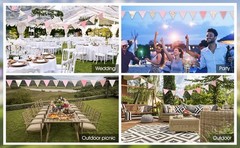 39Ft Triangle Bunting Banner, 42Pcs Tea Floral Party Bunting Cotton Pink