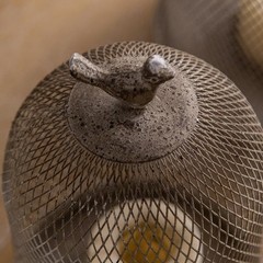 Birdcage Candle Holder Antique Metal Bird Cages Decor, Vintage Lantern