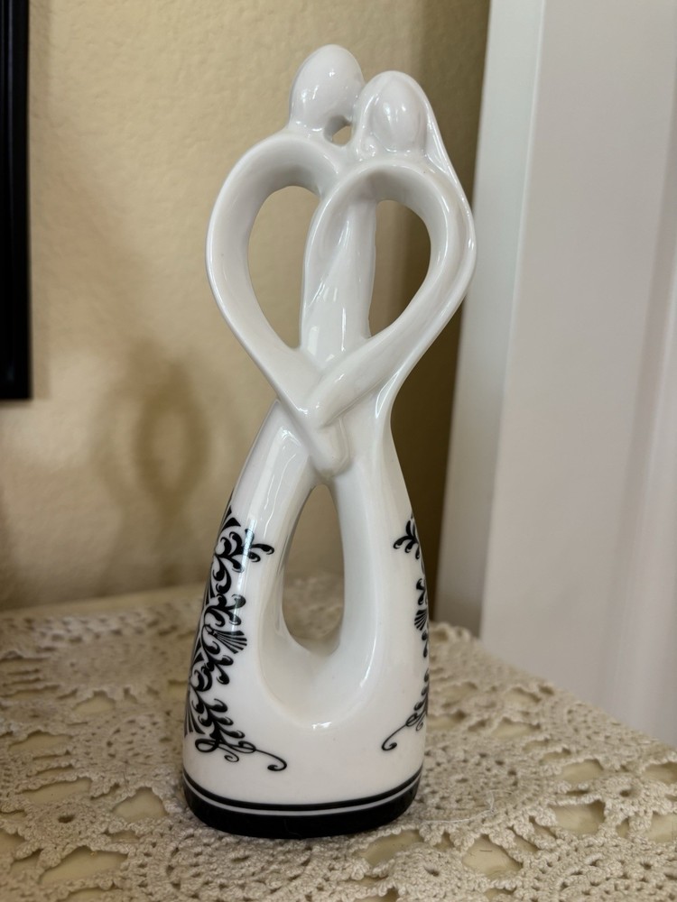 Studio His & Hers Modern Art Wedding Cake Topper