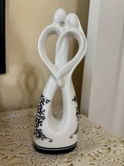 Studio His & Hers Modern Art Wedding Cake Topper