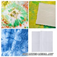 Fuyoooo 100 Sheets of Artist Teabag Paper for Mixed Media