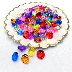 for acrylic Gems for Vase Filling Yellow Pirate Party Favors Stage Prop & Decor