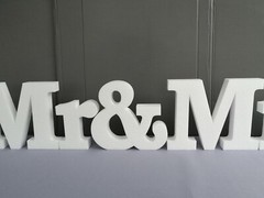 Lettering «Mr & Mrs» letters 30-50 cm proposal engagement wedding display