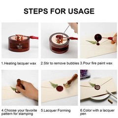 Sealing Wax Beads Set, Sealing Wax Gold Metallic, 200 Piece Wax Beads Victory…