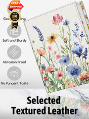 Lebrocoli Photo Album 4×6, 56 Pockets Small 4×6 inches, Botanical Wild Flower