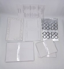 Ampad 40 Wedding Invitations Reply Cards Envelopes & Seals Blank Printable