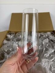 Jolly Chef NEW 36 Pack Stemless Plastic Champagne Flutes 9oz Clear Party