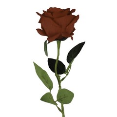 Long Stem Rose Flowers Fake Wedding Centerpieces Bridal Bouquets Arrangement RED
