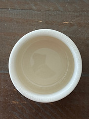 Vintage 3.5 oz porcelain cups for candles, wedding favors ramekins – 1 case of 6