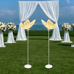 2 Pieces 110V Wedding Creative Butterfly Shape LED Floor Lamps Kit Freestanding