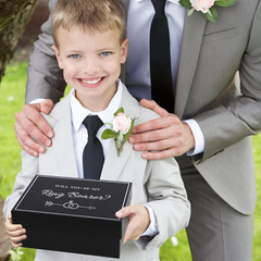 6Pcs Wedding Ring Bearer Gifts Set Wedding Party Favors Include 14 Oz Ring Beare