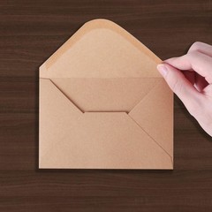 V-flap Kraft Envelopes, 50 Pack, 4 x 6 Inch, A4 4.5×6.5,