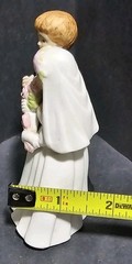 Porcelain Dancing Bride & Groom Cake Topper Unsigned