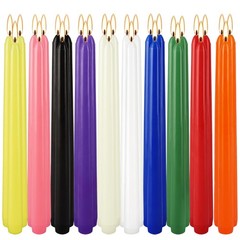Wfmolcand 30 Pack 10 inch Assorted Color Spell Taper Candles 10Inch, Colorful