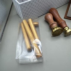 Lot of Fancy Letter J Wax Seal Stamp Set, Pineapple Deer European Style Kits