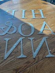 Wedding Welcome Sign Acrylic Mirror Glass Letters – Decor, Signage,