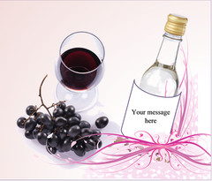 30 Mini Wine/Water Bottle Labels Christmas Holiday Grinch Other Designs