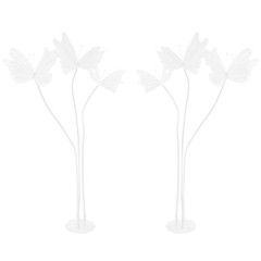 6 Head Butterfly Decoration with Standing Base Artificial Decoration Butterflies