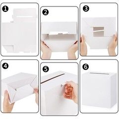 Gift Card Collection Box Keepsake Weddings Showers Birthdays DIY Decor New