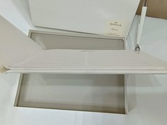 Hallmark White & Ivory Bells Wedding Guestbook Album with Pen in box New/Unused