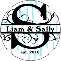 Monogram Favor Labels 5 Sizes Personalized Custom Wedding Anniversary Other