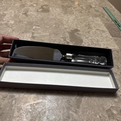 Waterford Crystal Lismore Offset Cake Server 12” Box Wedding Serving Ireland